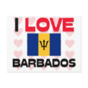 I Love Barbados postcards by tshirtshirts I Love Barbados postcards