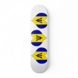 I Love Barbados Skate Board Deck