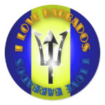 I love Barbados Sticker