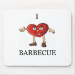 i love barbecue mouse pads