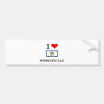 I Love Barboursville West Virginia Bumper Sticker