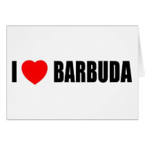 I Love Barbuda Cards