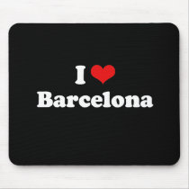 I LOVE BARCELONA MOUSE PAD