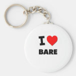 I Love Bare Keychain