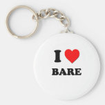 I Love Bare Keychain