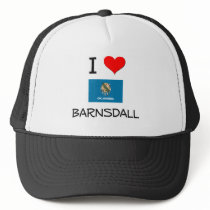 I Love Barnsdall Oklahoma Trucker Hat