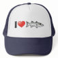 I Love Barracuda Trucker Hat