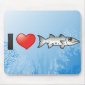 I Love Barracuda Standard Mousepad