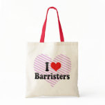 I Love Barristers Tote Bags