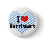 I Love Barristers Buttons