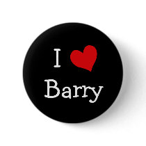 I Love Barry buttons by definingyou I Love Barry buttons