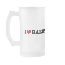 I LOVE BARRY COFFEE MUG