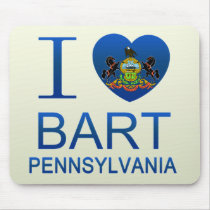 I Love Bart, PA Mouse Pad