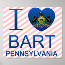 I Love Bart, PA Posters