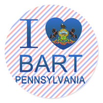 I Love Bart, PA Sticker