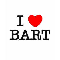 I Love Bart t-shirts