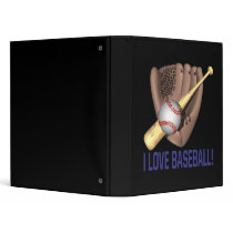 I Love Baseball Binder