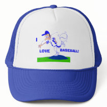 I Love BaseBall Hat