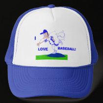 I Love BaseBall Hat