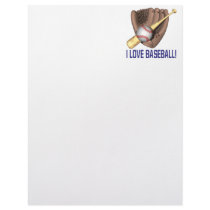 I Love Baseball Letterhead