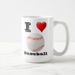 I Love Baseball Mug
