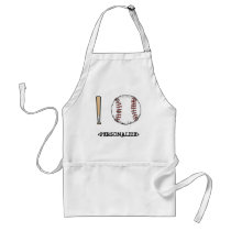 I Love (Baseball), <PERSONALIZE> aprons by customize_it I Love (Baseball), <PERSONALIZE> aprons