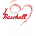 I Love Baseball T-Shirt by tshirtdujour I Love Baseball T-Shirt