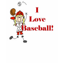 I Love Baseball t-shirts by stick_figures I Love Baseball t-shirts