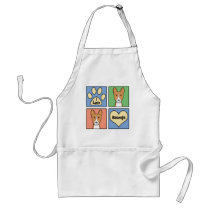 I Love Basenjis Aprons
