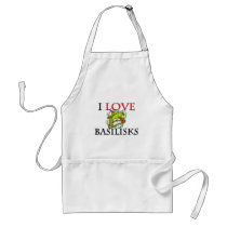 I Love Basilisks Aprons