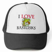 I Love Basilisks Mesh Hat