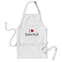 I love Basketball aprons