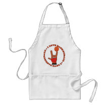 I LOVE BASKETBALL ASL SIGN aprons