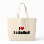 I love Basketball Canvas Bag