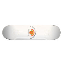 I love basketball deal with it skate board deck