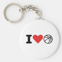 I love basketball key chains