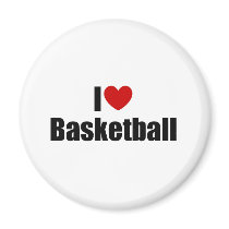 I love Basketball magnets by EllesPlanet I love Basketball magnets