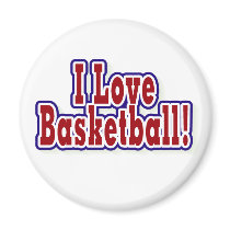 I Love Basketball magnets by sport_shop I Love Basketball magnets