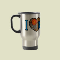 I Love Basketball mugs
