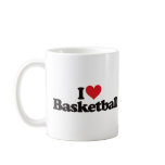 I Love Basketball Coffee Mug