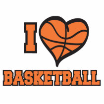 i love basketball photo sculptures
