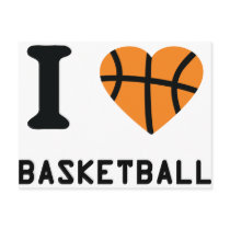Ich liebe Basketball postkarten