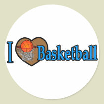 I Love Basketball stickers