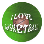 I LOVE BASKETBALL-STICKER