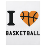 I love basketball symbol flyers