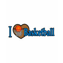 I Love Basketball t-shirts by TheSportofIt I Love Basketball t-shirts