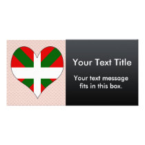 I Love Basque Picture Card