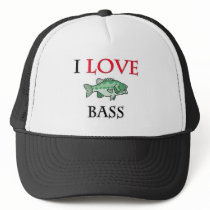 I Love Bass hats by tshirtshirts I Love Bass hats