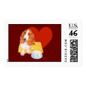I Love Basset Hounds! (stamps) by pawtraitart I Love Basset Hounds! (stamps)