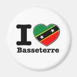 I love Basseterre Refrigerator Magnets